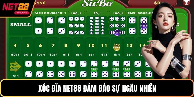 Xóc Đĩa NET88 đảm bảo sự ngẫu nhiên